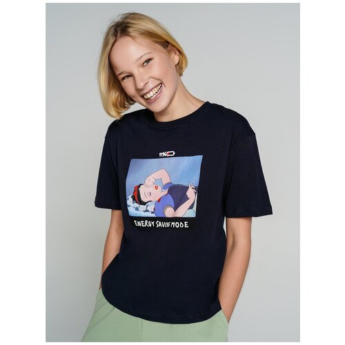 фото Футболка с кор.рукавом твое 70893 размер xl, темно-синий, women