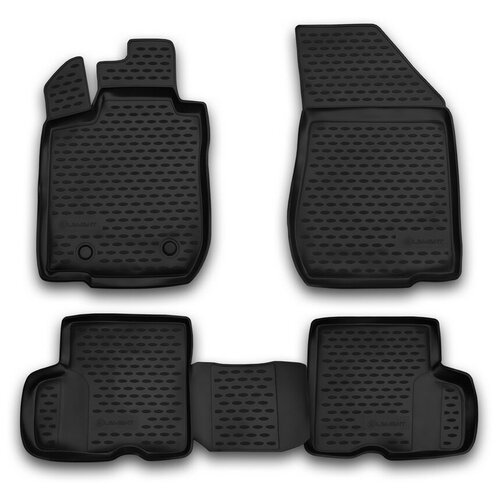 фото Коврики в салон lada largus, 2012-> 5 мест 4 шт. (полиуретан) element nlc.52.27.210k element арт. nlc.52.27.210k