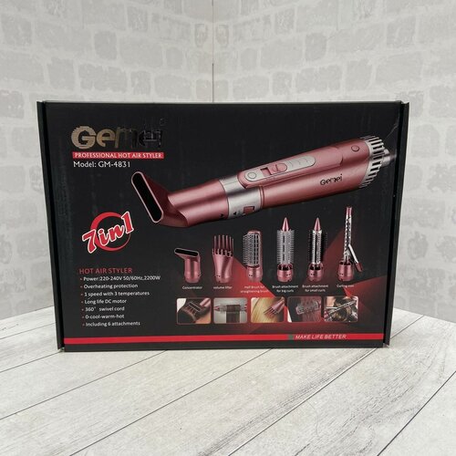 Профессиональный фен PROFESSIONAL HOT AIR STYLER 4831 2200Вт7 в 13 режима температуры Защита от перегреваПоворотный шнурИонный антистатический 239000₽