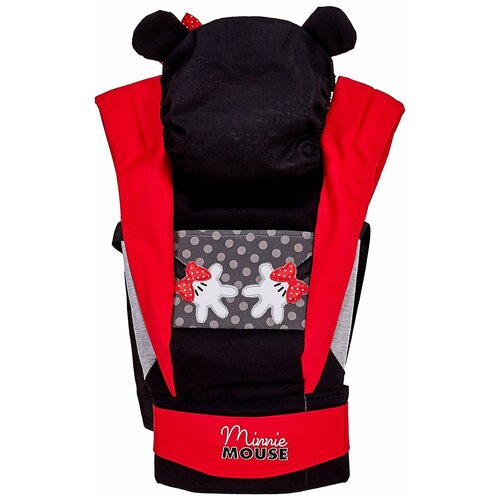 Рюкзак-кенгуру Disney baby Минни Маус Черный с вышив Polini kids *1 0001700-9, .