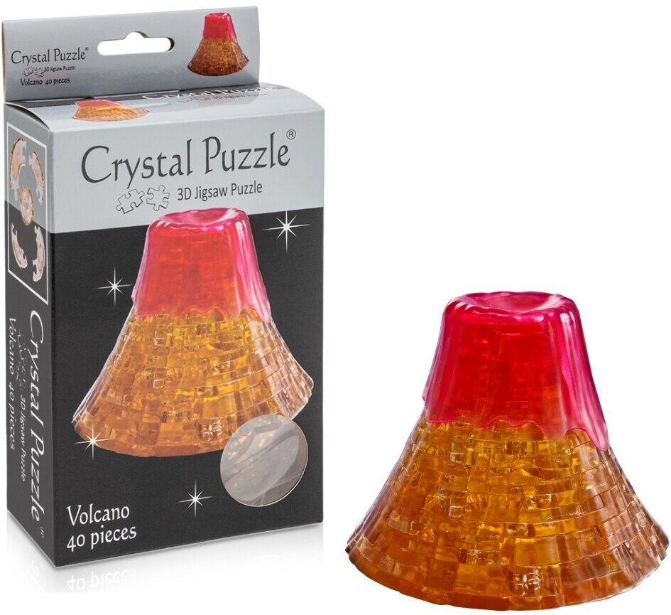 Головоломка 3D Crystal Puzzle Вулкан - фото №10