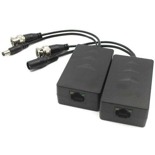 Приемопередатчик пассивный 1-канальный HDCVI/TVI/AHD видеосигнала по витой паре вместе с питанием (DH-PFM801-4MP)