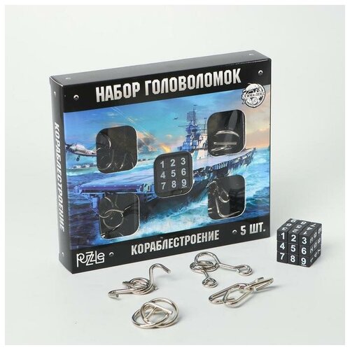 фото Набор головоломок "кораблестроение" 5шт mikimarket