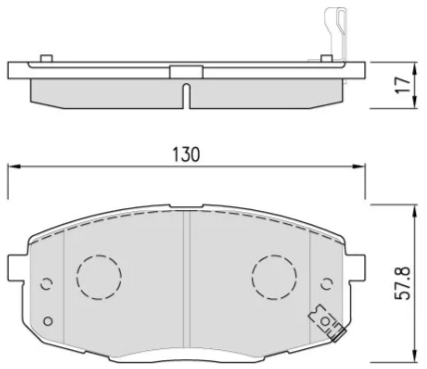 Колодки тормозные FRIXA S1H20 передние