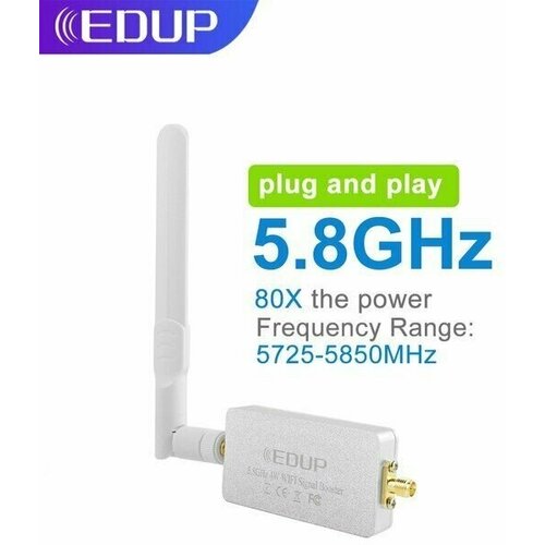 Edup EP-AB0019 4Вт беспроводной усилитель сигнала Wi-Fi расширитель диапазона 5,8 ГГц 300m 2 4ghz беспроводной расширитель диапазона wifi