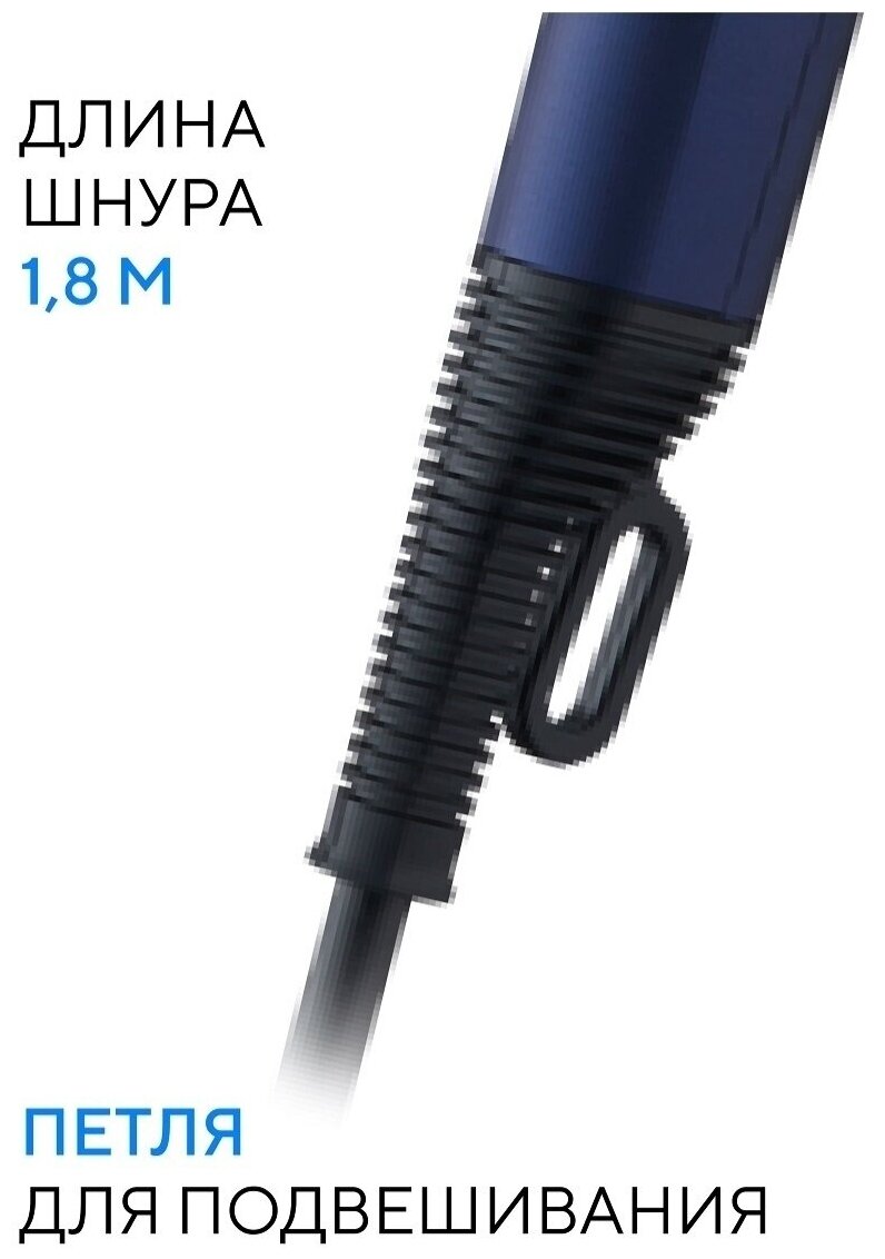 Фен GELBERK GL-D210 /2100 Вт, 2 скорости/ - фотография № 6