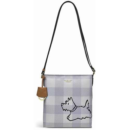 фото Сумка кросс-боди radley, фактура рельефная, бежевый