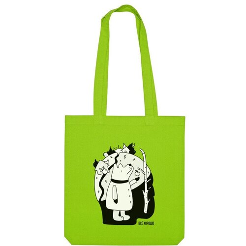 фото Сумка «всё хорошо» (белый) us basic