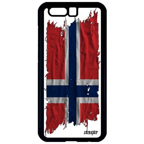 фото Чехол для honor 9, "флаг норвегии на ткани" государственный страна utaupia