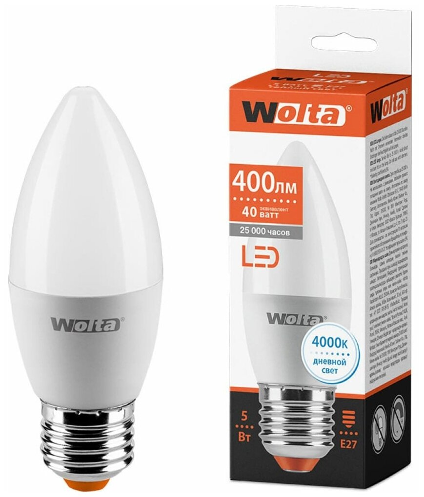 Лампа WOLTA LED 25SC5E27