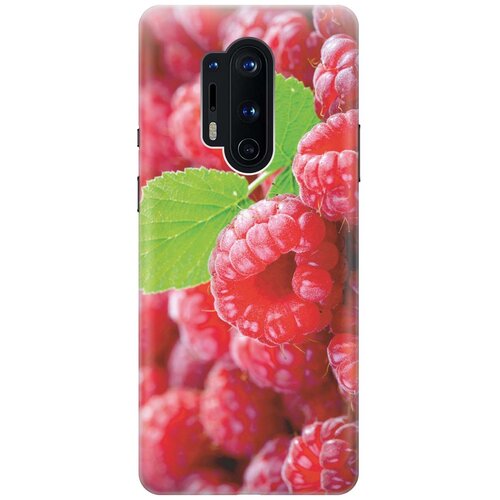 фото Cиликоновый чехол на oneplus 8 pro / ванплюс 8 про с принтом "малинка" gosso