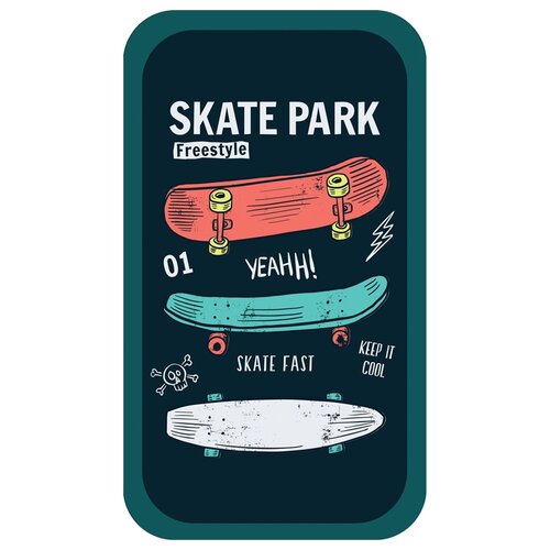 фото Artspace пенал "skate park" (пк2_29126) темно-зеленый