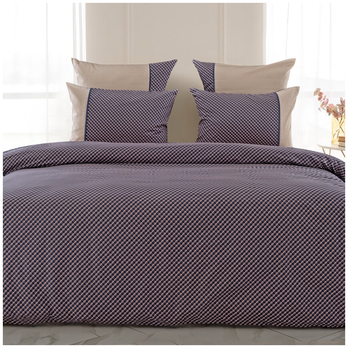 Комплект постельного белья La Prima постельное бельё мако-сатин MYSTIC, размер Семейный (145x215см - 2)