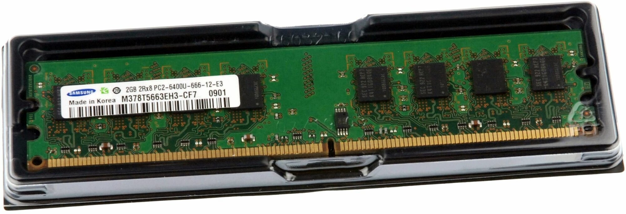 Оперативная память Samsung 2 ГБ DDR2 800 МГц DIMM CL6 M378T5663EH3-CF7