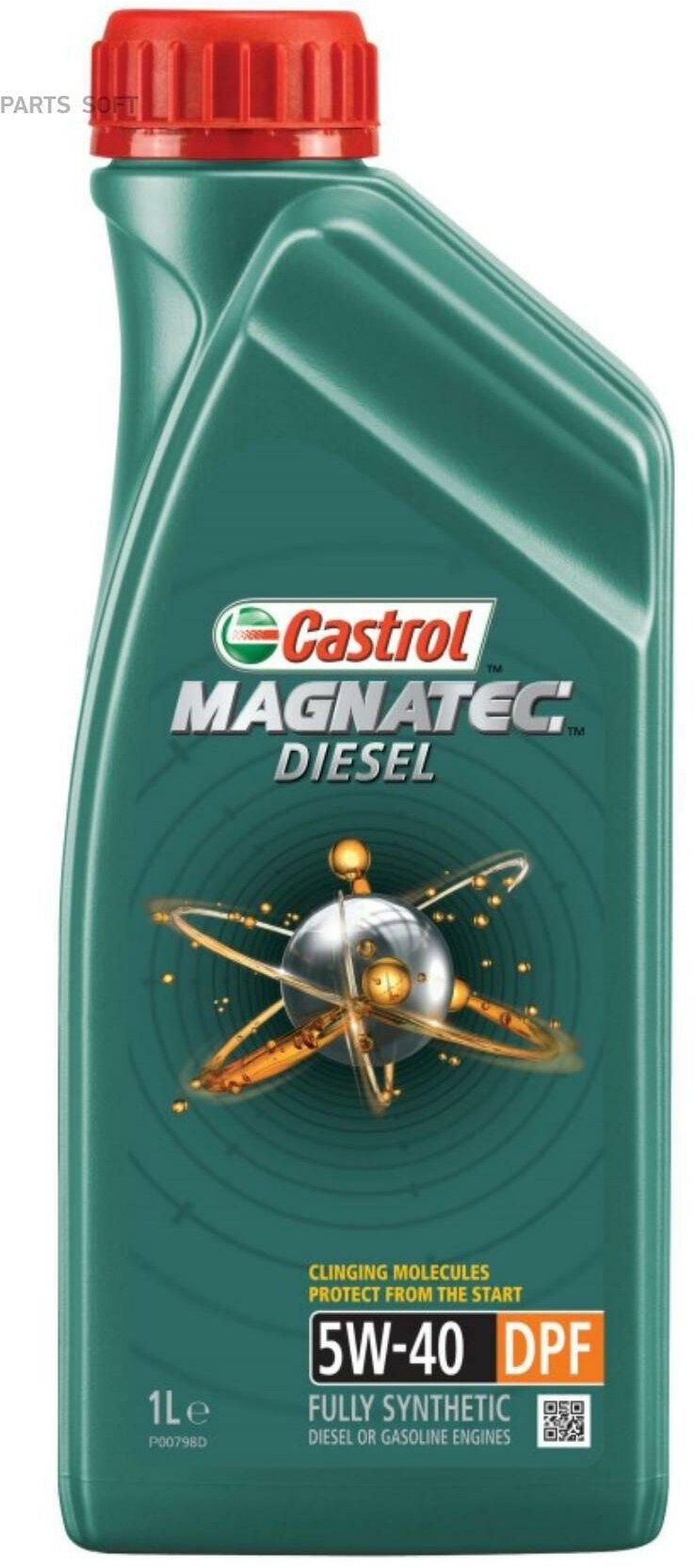 Масло моторное Castrol Magnatec Diesel DPF 5W40 синтетическое 1 л 156EDC CASTROL / арт. 156EDC - (1 шт)