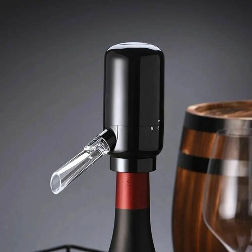 Электрический аэратор Electric wine Aerator Dispenser черный диспенсер винная система розлива для вина в подарочной упаковке 1399₽