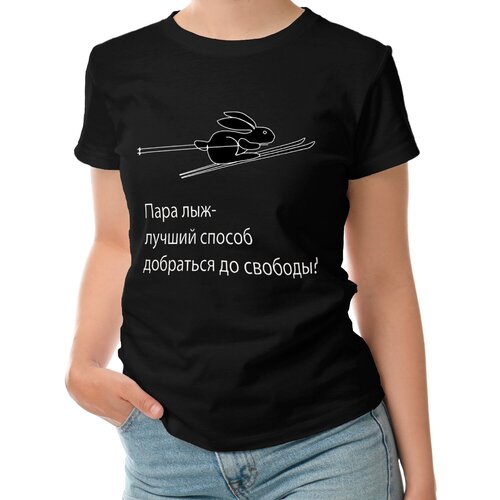 фото Футболка roly, размер m, черный