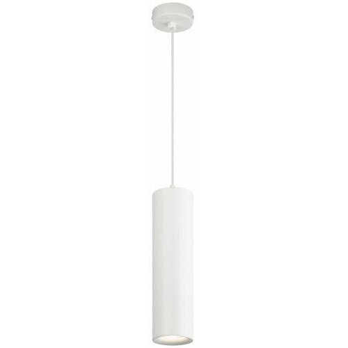 Светильник подвесной, ПЛ1 GU10 WH 300, D80*300мм, белый