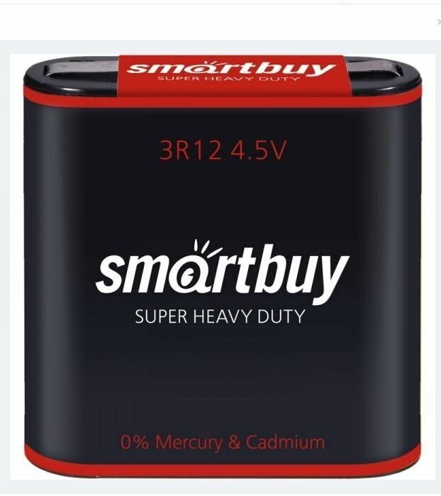 Солевая батарейка SMARTBUY (SBBZ-3R12-1S) 3R12/1S 1 шт.