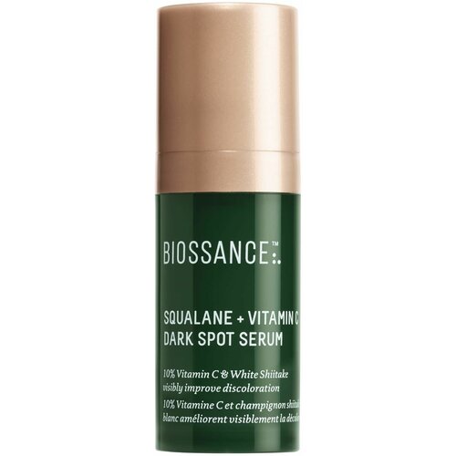 BIOSSANCE миниатюра сыворотки с витамином С 10мл Squalane + Vitamin C Dark Spot Serum