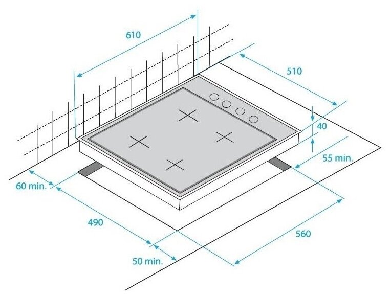 Газовая варочная панель Beko HIBG64120SB - фотография № 7