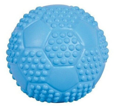 Игрушка для собак TRIXIE Мяч футбольный с пищалкой каучуковый, в ассортименте (5,5см)