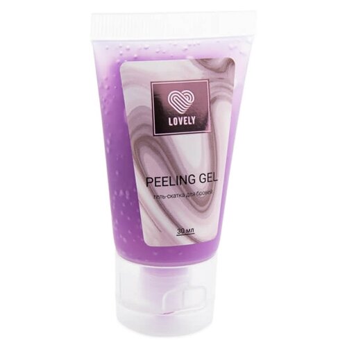 Lovely Гель-скатка для бровей Peeling gel, 30 мл, сиреневый