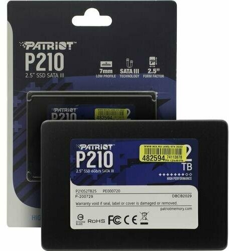 SSD Patriot P210 P210S2TB25