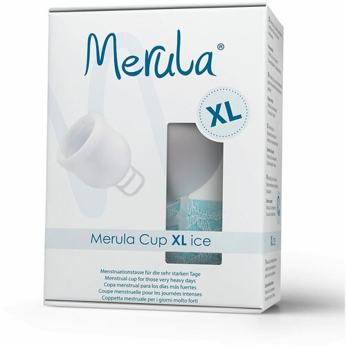 Менструальная чаша Merula прозрачная XL