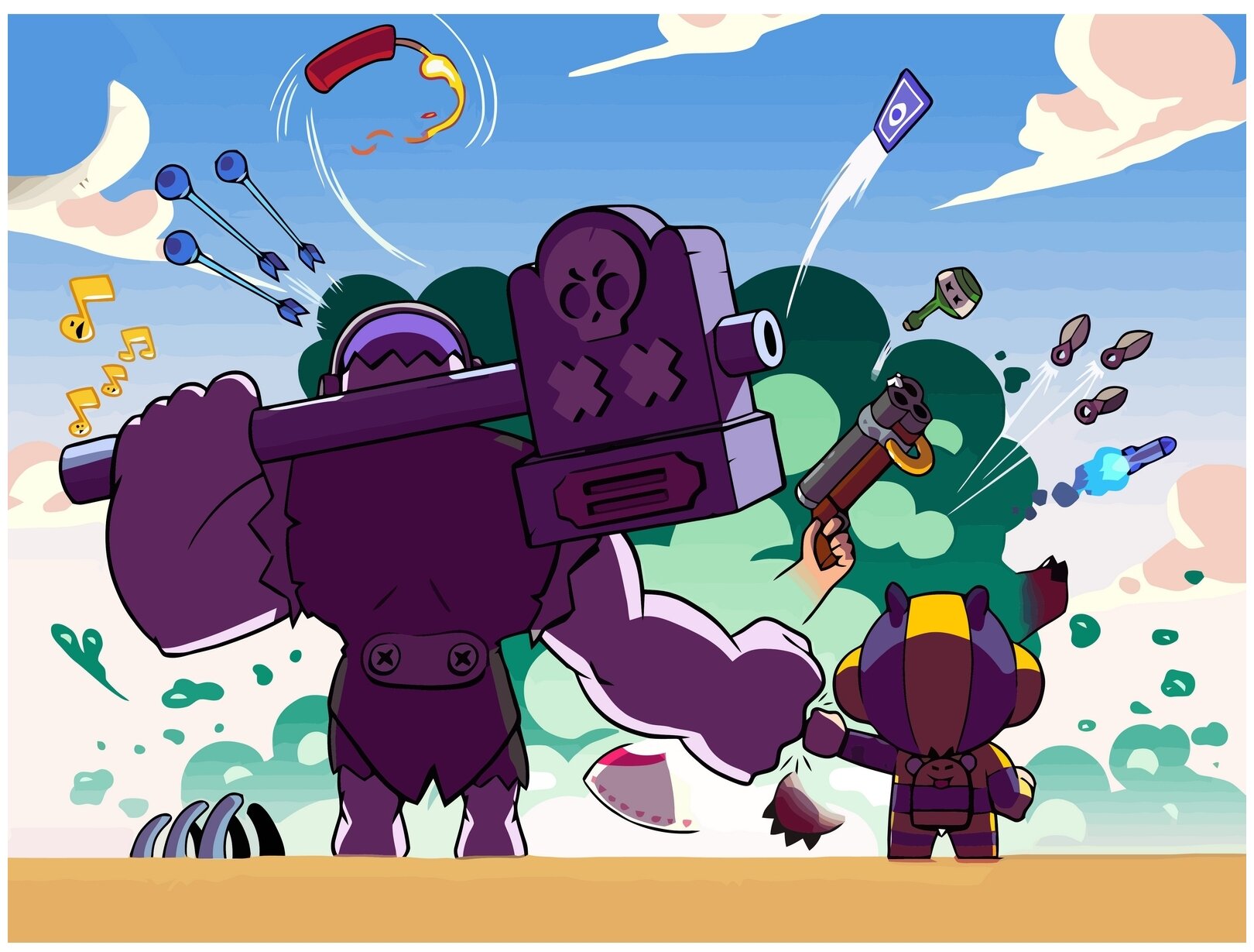 Картины из brawl stars