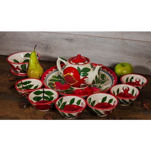 Чайный сервис гранат