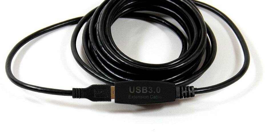 Кабель-адаптер VCOM USB 3.0-repeater, удлинительный активный Af 5м - фото №6