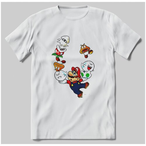 фото Футболка с принтом mario - 110 brut-shop