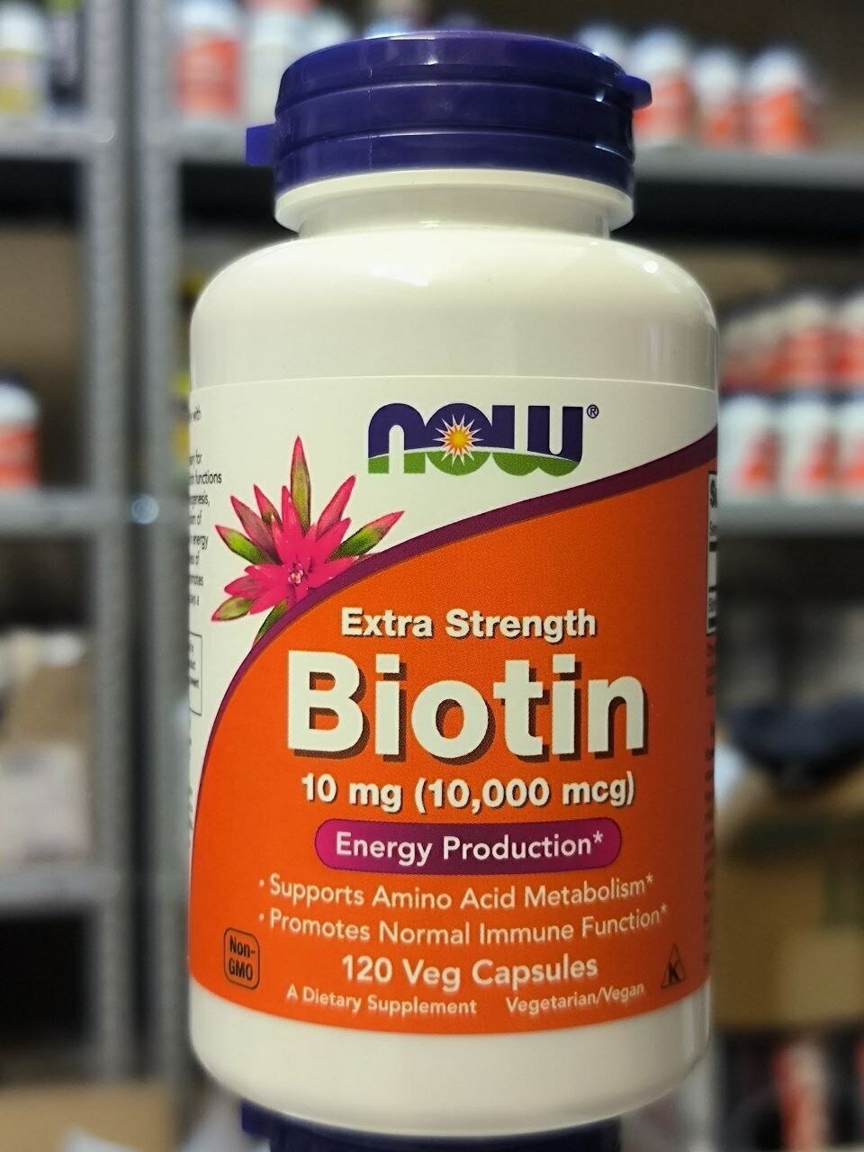 Now Foods NOW Biotin 10000 mcg 120 caps - фотография № 14