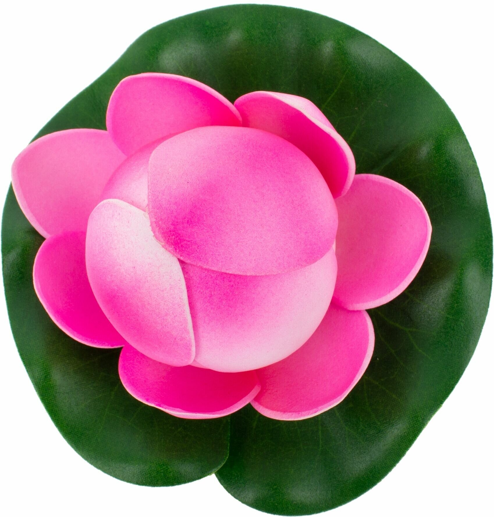 Цветок для водоема Ecotec Бутон лотоса пластик розовый 10 см - фотография № 2