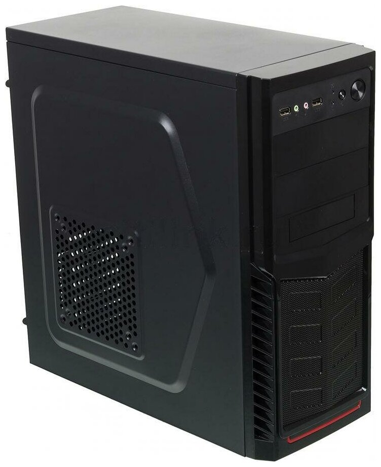 Корпус ATX Accord A-30B, Midi-Tower, без БП, черный [acc-a30b] - фотография № 7