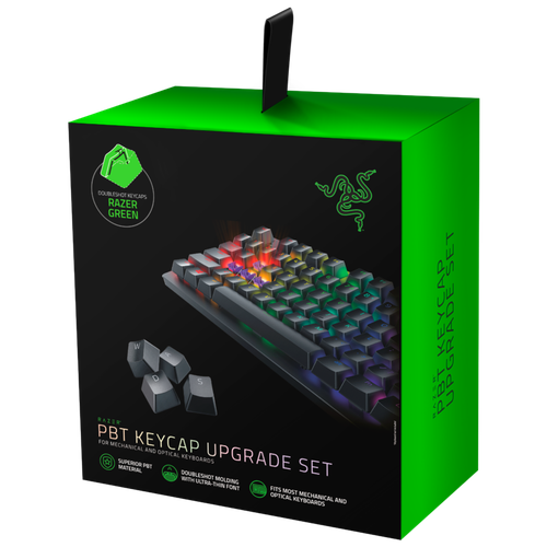 Кейкапы для клавиатуры Razer PBT Keycap Upgrade Set - Razer Green/ Razer PBT Keycap Upgrade Set - Razer Green