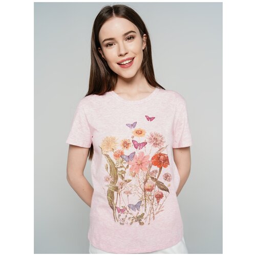 фото Футболка с кор.рукавом твое 78593 размер xs, светло-розовый меланж, women