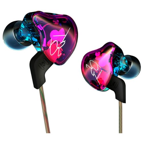 Knowledge Zenith KZ ZST Hot without mic purple - внутриканальные гибридные наушники 149000₽