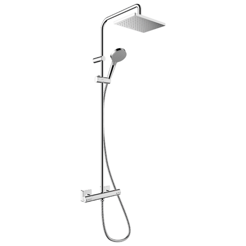 Душевой комплект hansgrohe Vernis Shape Showerpipe 230 1jet с термостатом 26286, хром хром