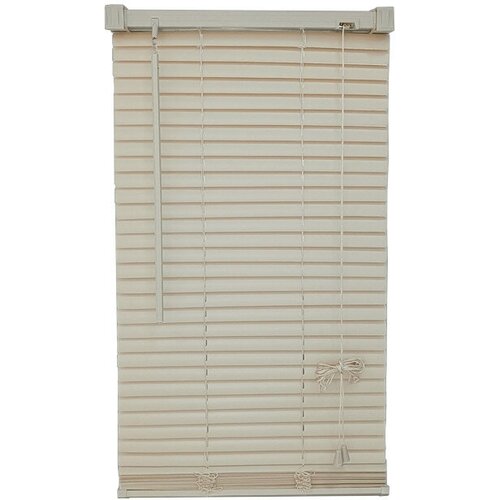 Жалюзи горизонтальные ugo loks пвх 120x180см бежевые 25мм арт b120pvc 3837₽