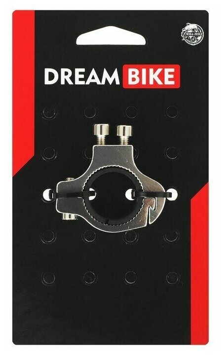 Dream Bike Адаптер на руль Dream Bike, 22.2-25.4 мм, для флягодержателя, цвет серый