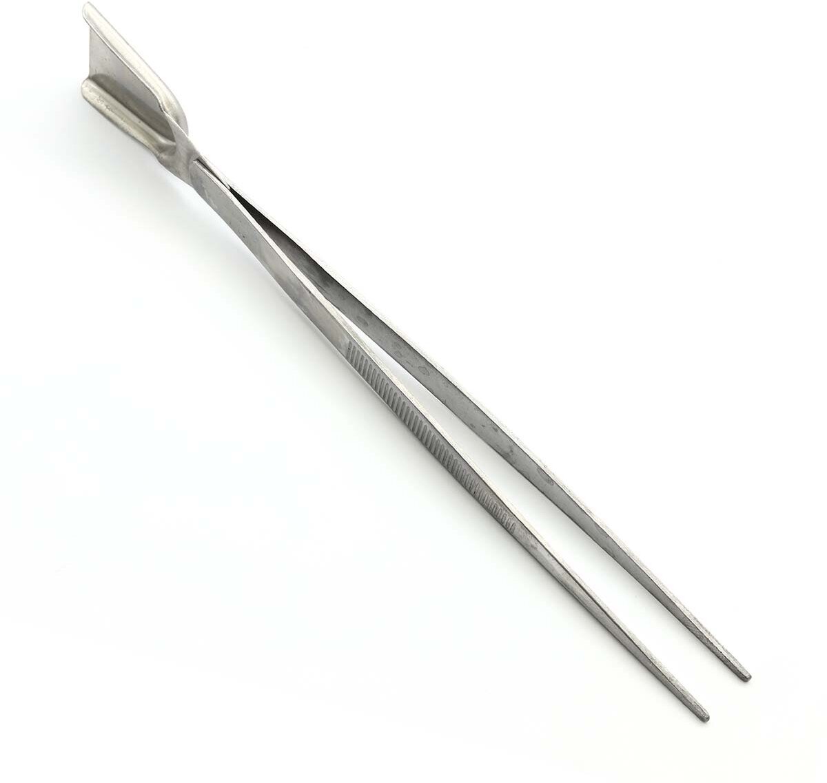Пинцет с лопаткой для бисера Astra&Craft, XQ028, 16,5*2,2 см, металл — фото 1
