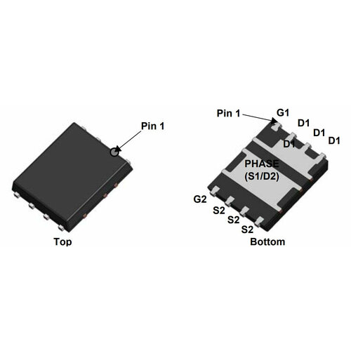 Микросхема FDMS3602S N-Channel MOSFET 25V 15A