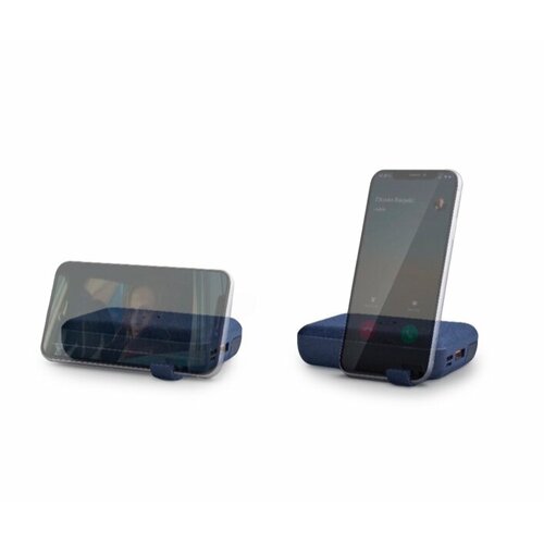 Внешний аккумулятор Uniq HYDEAIR 10000W Wireless 7.5/10W, USB-C PD 18W Indigo