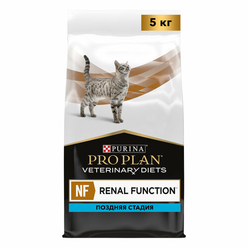 Сухой корм для кошек Purina Pro Plan Veterinary Diets NF Renal Function Advanced Care, при поздней стадии почечной недостаточности, 5 кг