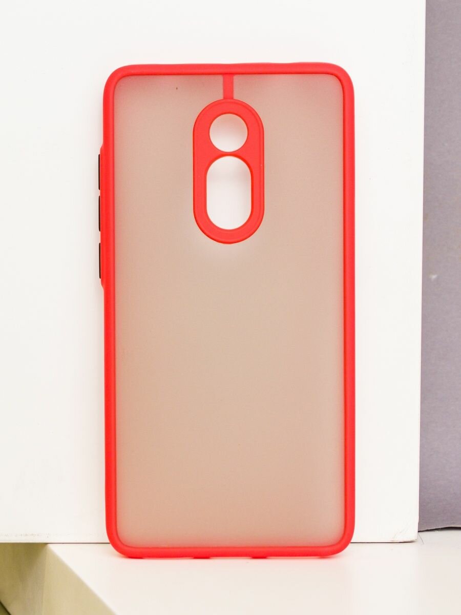 Чехол на Xiaomi Redmi Note 4/4X с защитой камеры, красный