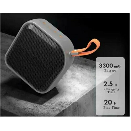 Портативная колонка водонепроницаемая с bluetooth 50 aux TF Card 3300 mAh беспроводная 127200₽