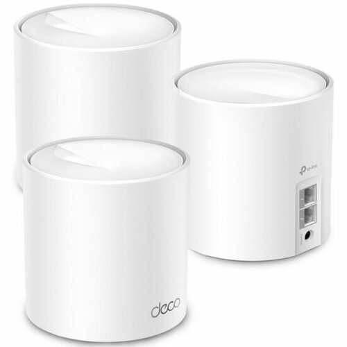 Wi-Fi Mesh Система Tp-link Deco X10 (3-pack) AX1500 бесшовный mesh роутер tp link deco s7 2 pack ac1900 10 100 1000base tx белый упак 2шт