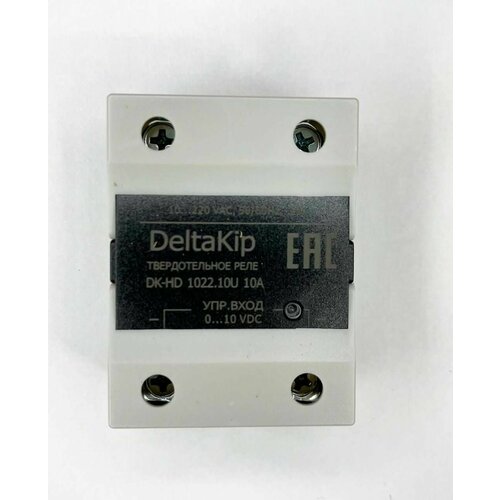 Однофазное твердотельное реле DELTA-KIP DK-HD 1022.10U 10А, 10-220VAC регулируемое твердотельное реле 4 20 ма ssr твердотельный регулятор напряжения регулятор мощности 10a 120a